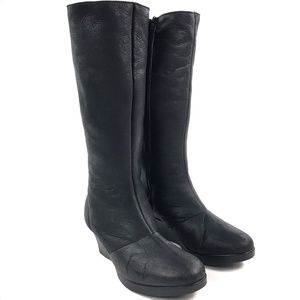 HEIRS & GRACE 'Gwen' Leather & Shearling Boots